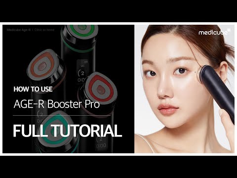 How to use Medicube AGE-R Booster Pro — official tutorial